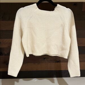 MARBLE Cream Women's Crew Neck Sweater